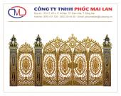 Cửa cổng nhôm đúc