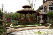 chuyên thiết kế chòi gỗ sân vườn