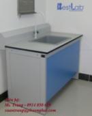 Bàn thí nghiệm áp tường chống hóa chất cao cấp bảo hành 3 năm
