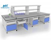 Bàn thí nghiệm áp tường chống hóa chất cao cấp bảo hành 3 năm
